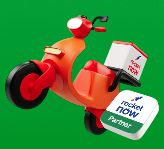 ロケットナウ配達登録