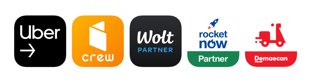 招待コードを使って配達する